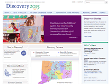 Tablet Screenshot of discovery.wcgmf.org